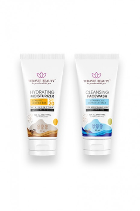 Hydrating Moisturizer + Cleansing FaceWash